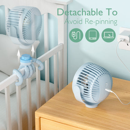 USB Reizen Handventilator Oplaadbaar Klein en Licht