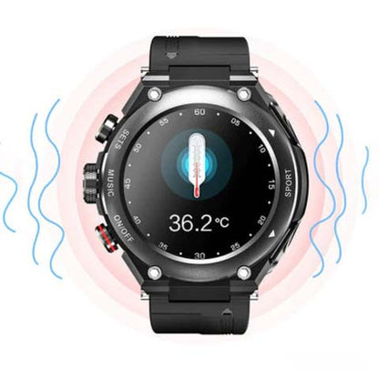 Smartwatch met Oortjesopslag en Bluetooth