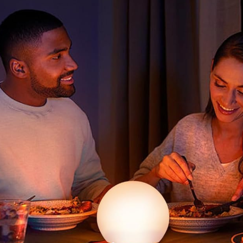 LED Nachtlampje Oplaadbaar met 8 Kleuren en Dimfunctie