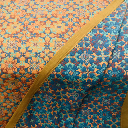 Zes-laags Katoenen Quilt Blauw Patroon Soft