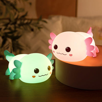 Axolotl Nachtlamp Schattig Zacht Verlichting