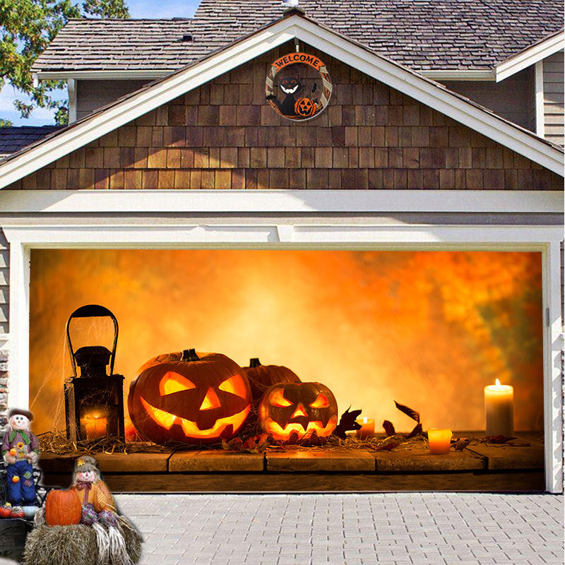 Halloween Garagedeur Shade Spookachtig Decoratie
