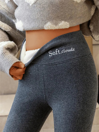 Dames Fleece Broek Warm en Comfortabel met Shaping Effect - Velinix