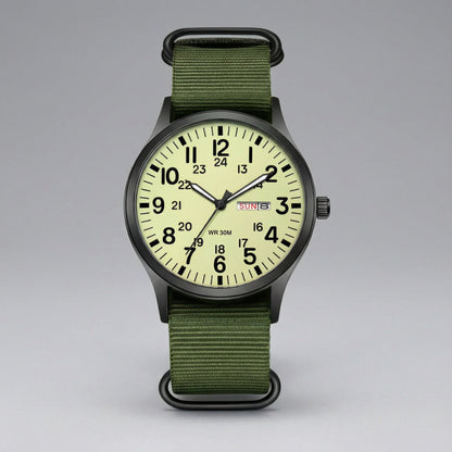 Heren Horloge Outdoor Waterdicht Roestvrij Staal Saffierglas