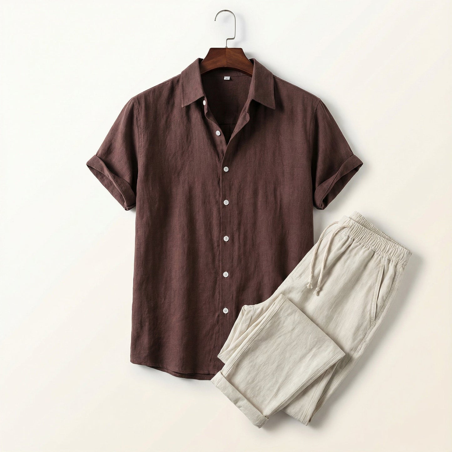 Linnen Zomerset - Luchtige Broek en Overhemd Comfortabel