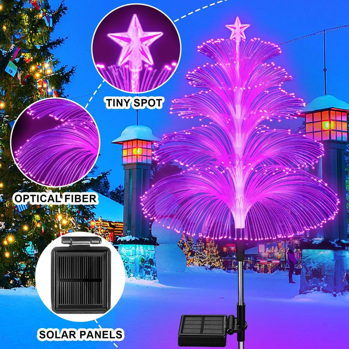 Zonne-Energie Tuinlampen Set van 3 Kleurveranderend LED