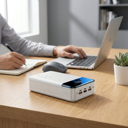 Krachtige Powerbank 100.000 mAh met Snelladen en LED Display