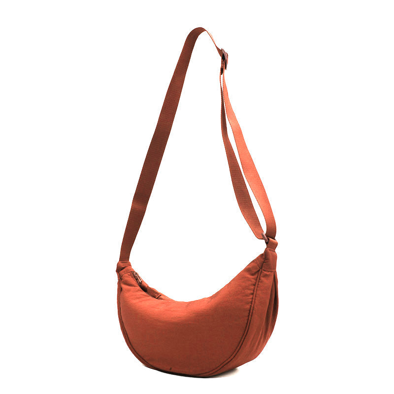 LunaTote – Slanke Gebogen Schoudertas – Stijlvol & Functioneel