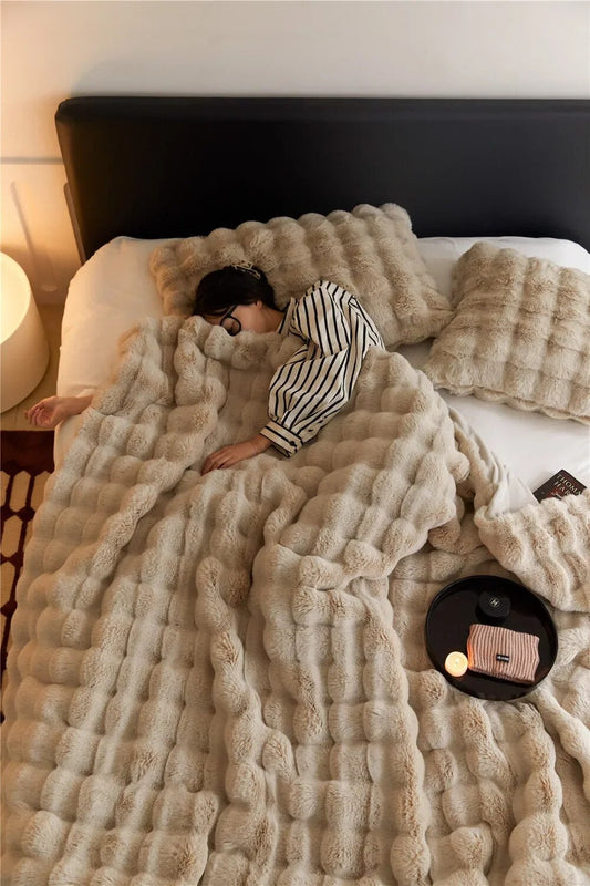 Fleece Deken Omkeerbaar Zacht en Warm voor Huis en Tuin - Velinix