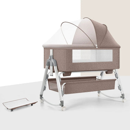 Draagbare Babywieg Geel Verplaatsbaar Comfortabel - Velinix