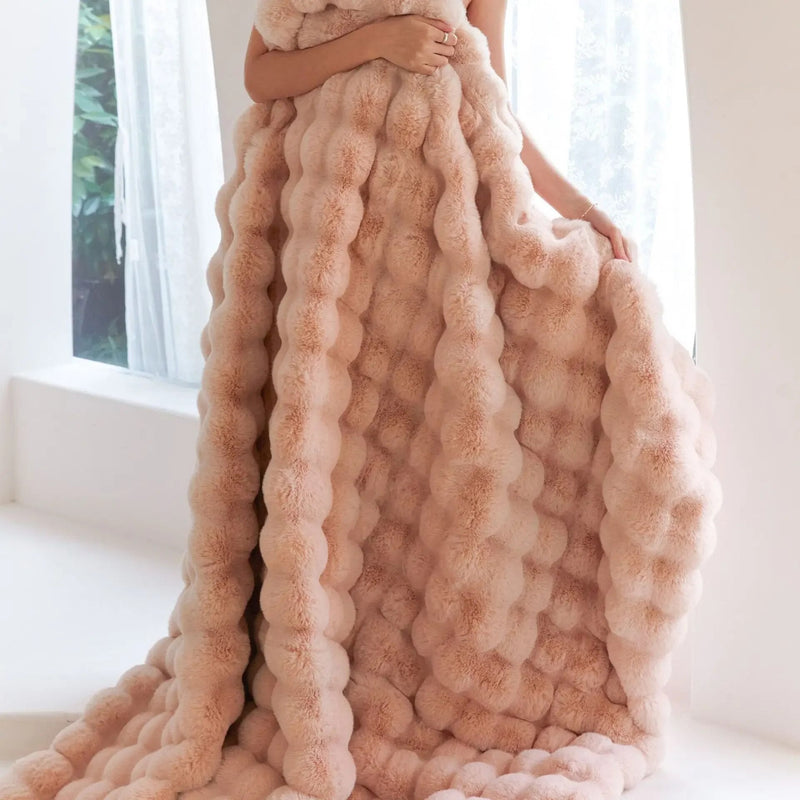 Fleece Deken Omkeerbaar Zacht en Warm voor Huis en Tuin