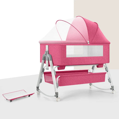 Draagbare Babywieg Geel Verplaatsbaar Comfortabel