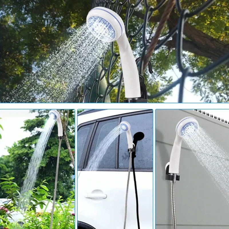 Draagbare Douche Set met Warm Water Luxe AquaLux