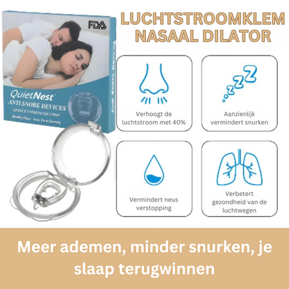 Snurk Stopper Anti Trilling Apparaat voor een Stille Nacht - Velinix