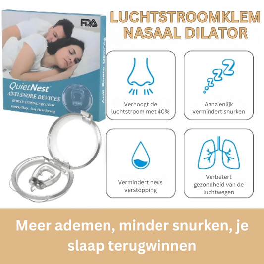 Snurk Stopper Anti Trilling Apparaat voor een Stille Nacht - Velinix