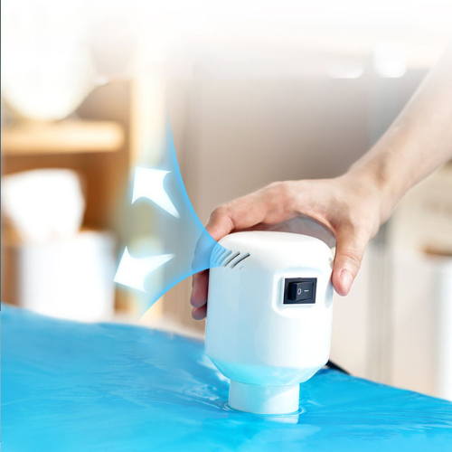 Vacuümpomp AirCompress - Verpakkingsvolume met 80% gereduceerd