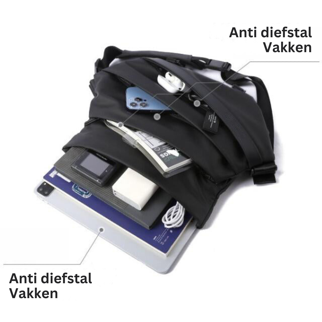 Rugzak Slingpack met Grote Vakken en Snel Toegankelijke Zakken