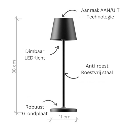 LED Lamp Aanraakgevoelig Dimbaar