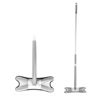 Vloermop 360° Draaibaar met Microvezel Pads