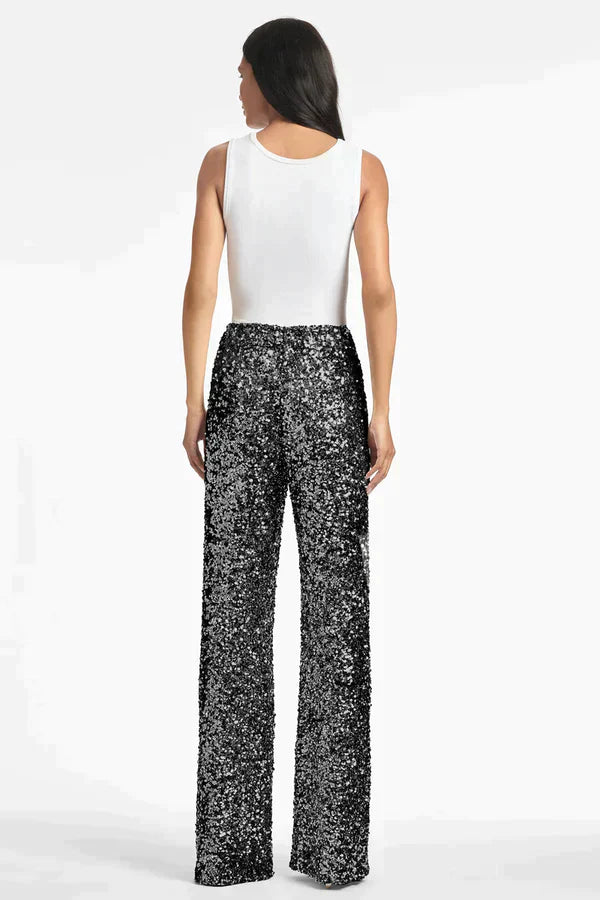 Glitter Broek Tanya | Glamoureuze en Comfortabele Losse Broek