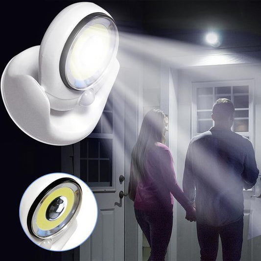 LED Buitenlamp Bewegingssensor Waterdicht 450 Lumen Draadloos - Velinix