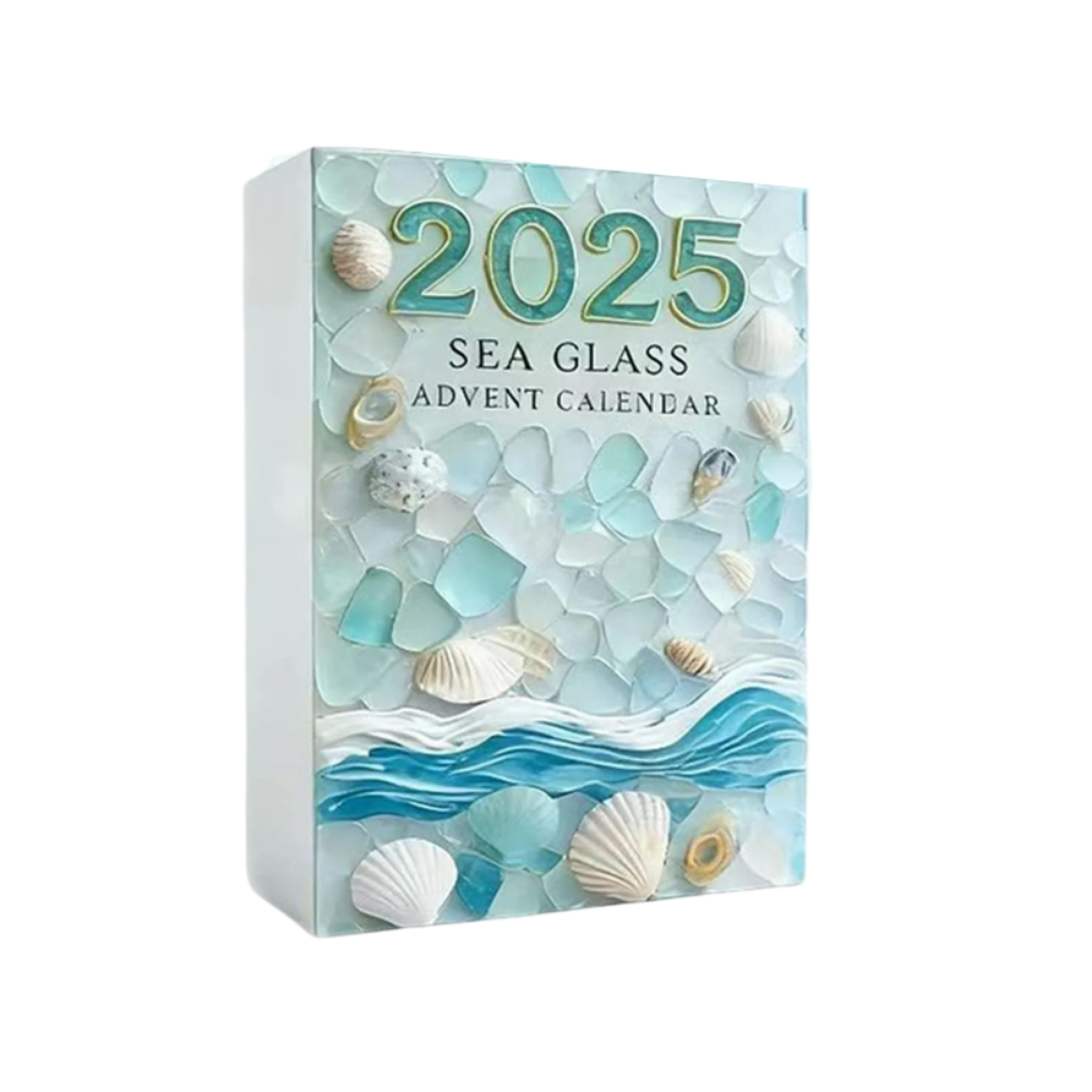 Kerstkalender Decoratief Zeeglas Cadeau voor Kinderen