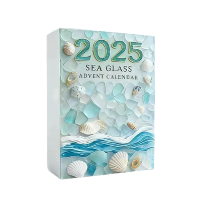 Kerstkalender Decoratief Zeeglas Cadeau voor Kinderen