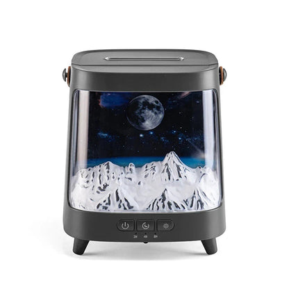 AeroGlow Galaxy Flame Diffuser – Aroma Vernevelaar met Warm Licht & Afstandsbediening 10