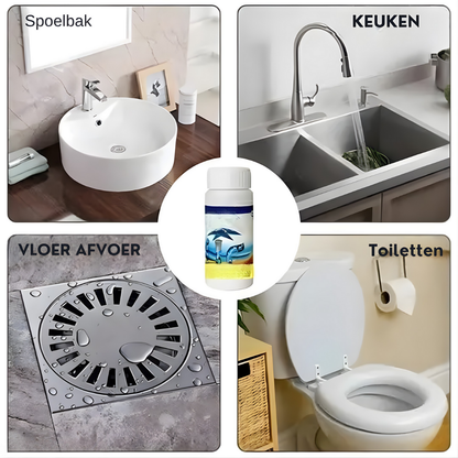 Keuken en Badkamer Ontstopper Poeder