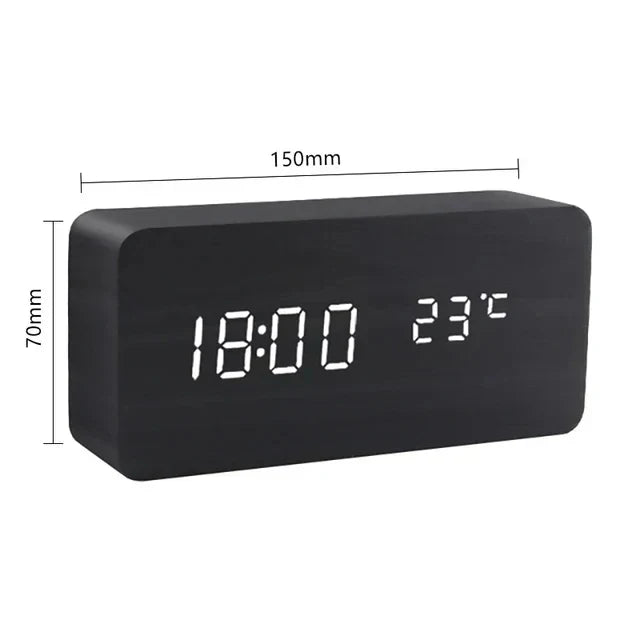 Wekkerradio met LED Display en Spraakbesturing