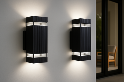 Buitenlamp Up Down Zwart Waterdicht LED