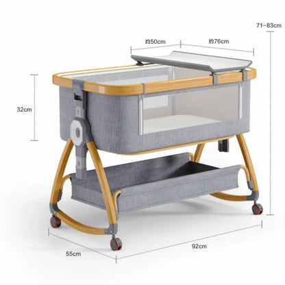 Opvouwbare Babywieg van Aluminium voor 0-3 Jaar