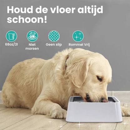 AquaFloat™ – De Slimme Anti-Lek Drinkbak voor Honden