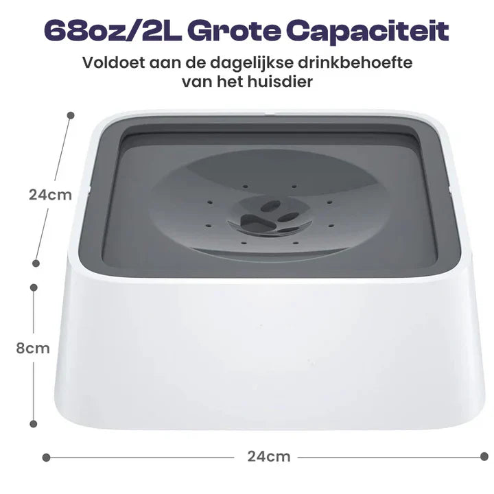 AquaFloat™ – De Slimme Anti-Lek Drinkbak voor Honden