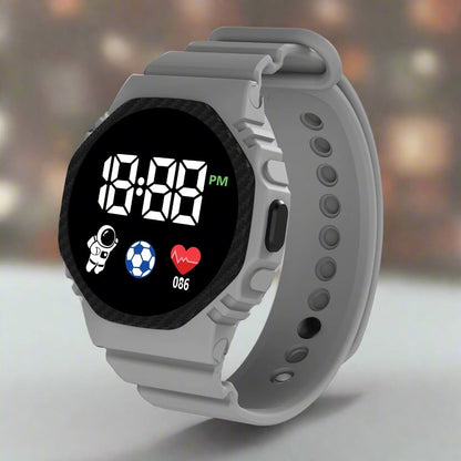 AquaKid Smartwatch - Smartwatch voor kinderen - Waterdicht digitaal LED-horloge voor jongens en meisjes 1
