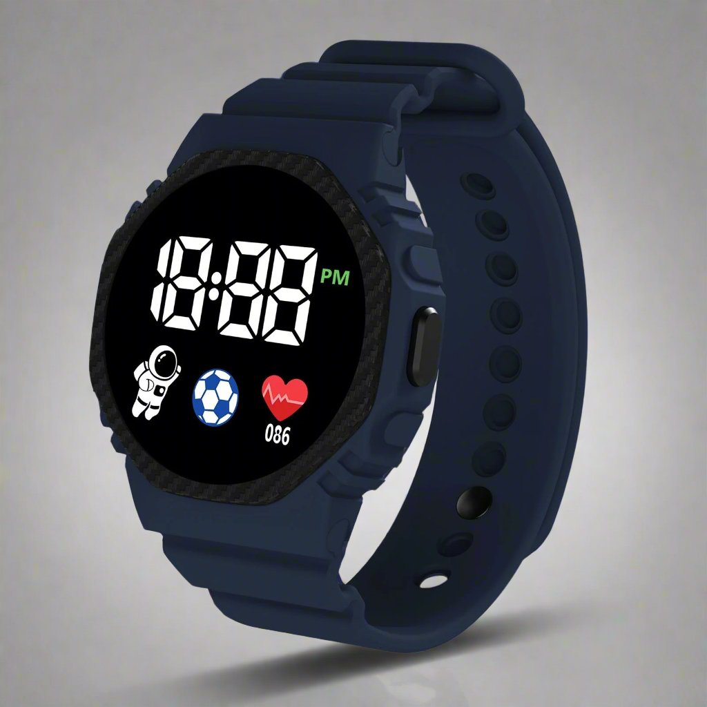 AquaKid Smartwatch - Smartwatch voor kinderen - Waterdicht digitaal LED-horloge voor jongens en meisjes 2