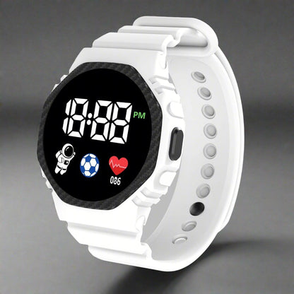 AquaKid Smartwatch - Smartwatch voor kinderen - Waterdicht digitaal LED-horloge voor jongens en meisjes 3