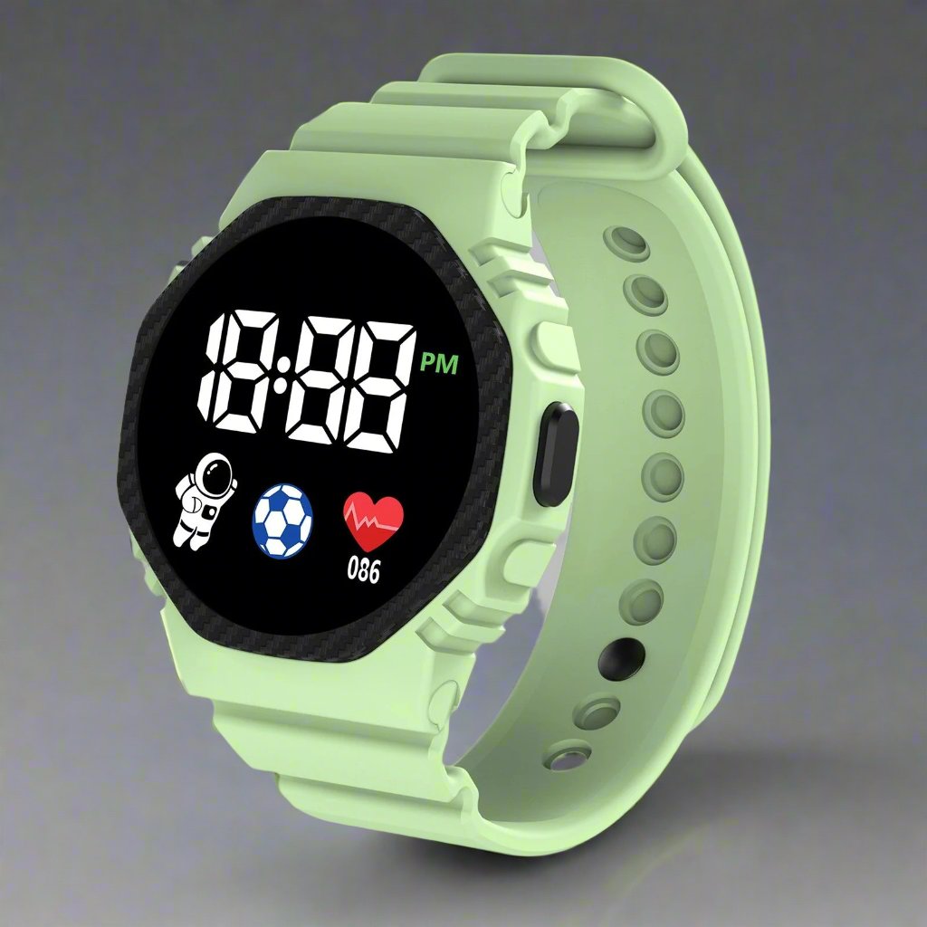 AquaKid Smartwatch - Smartwatch voor kinderen - Waterdicht digitaal LED-horloge voor jongens en meisjes 4