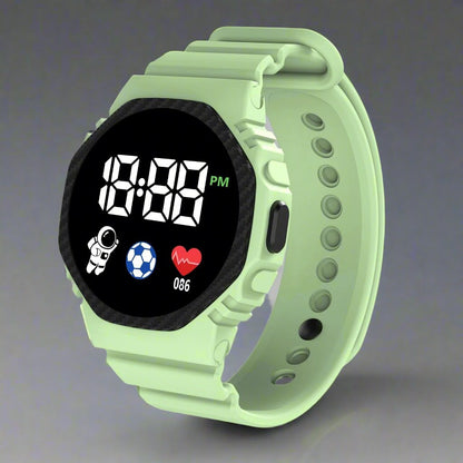 AquaKid Smartwatch - Smartwatch voor kinderen - Waterdicht digitaal LED-horloge voor jongens en meisjes 4