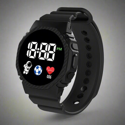 AquaKid Smartwatch - Smartwatch voor kinderen - Waterdicht digitaal LED-horloge voor jongens en meisjes 5