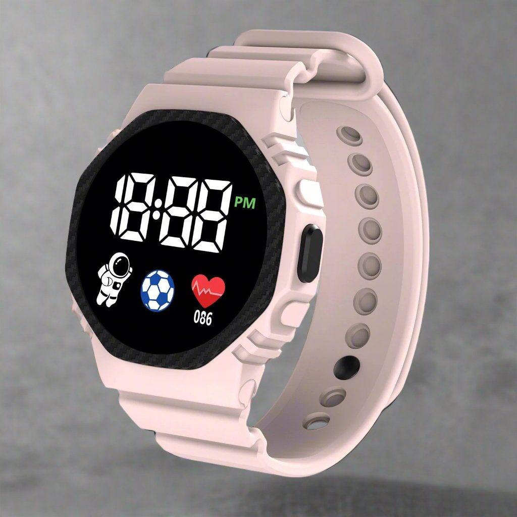 AquaKid Smartwatch - Smartwatch voor kinderen - Waterdicht digitaal LED-horloge voor jongens en meisjes 6