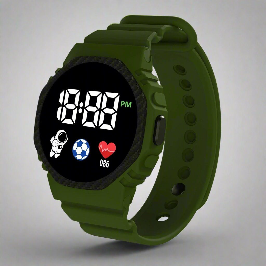 AquaKid Smartwatch - Smartwatch voor kinderen - Waterdicht digitaal LED-horloge voor jongens en meisjes 7