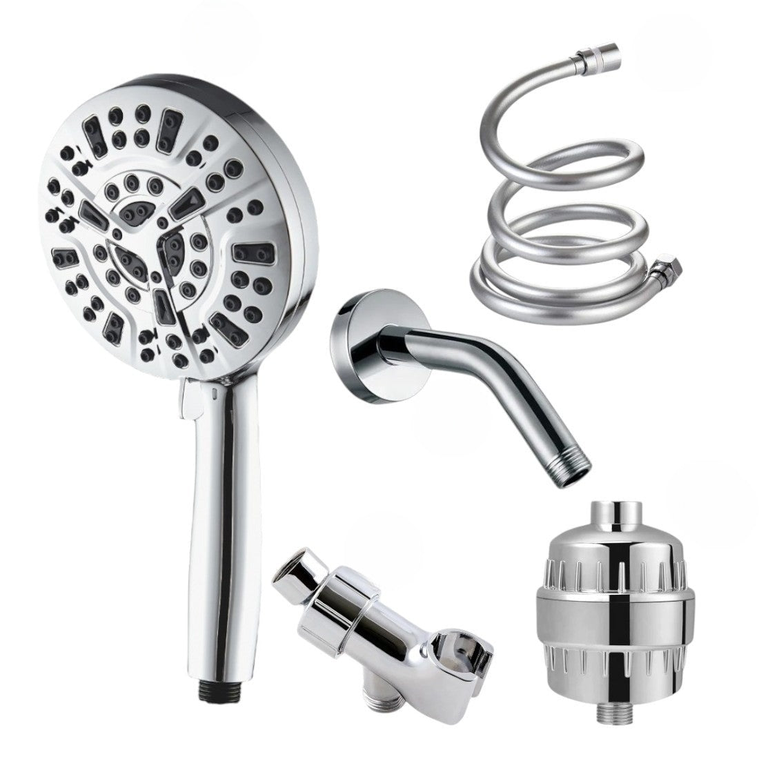 AquaMulti™ – Waterbesparende Douchekop met 10 Instellingen & Ingebouwd Filter 2
