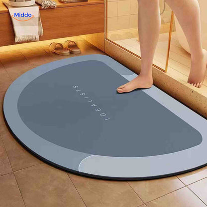 Badmat Sneldrogend Antislip Waterabsorberend voor Douche en Bad