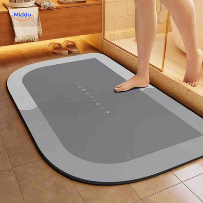 Badmat Sneldrogend Antislip Waterabsorberend voor Douche en Bad