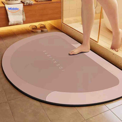 Badmat Sneldrogend Antislip Waterabsorberend voor Douche en Bad