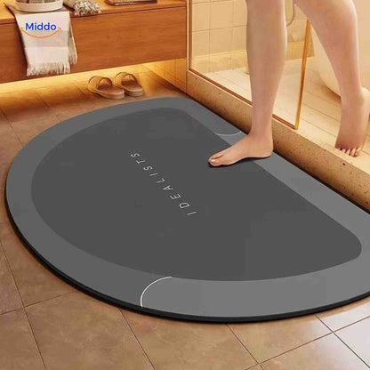Badmat Sneldrogend Antislip Waterabsorberend voor Douche en Bad