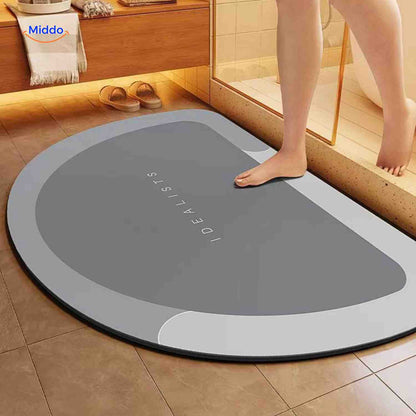 Badmat Sneldrogend Antislip Waterabsorberend voor Douche en Bad