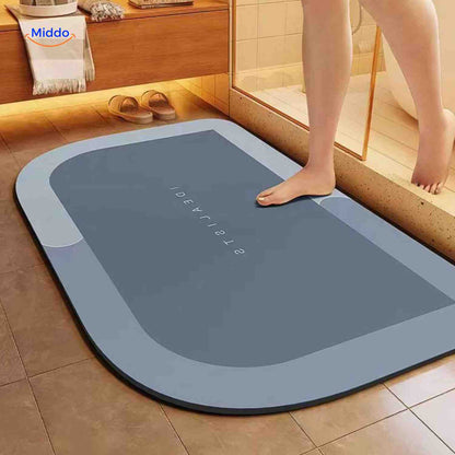 Badmat Sneldrogend Antislip Waterabsorberend voor Douche en Bad