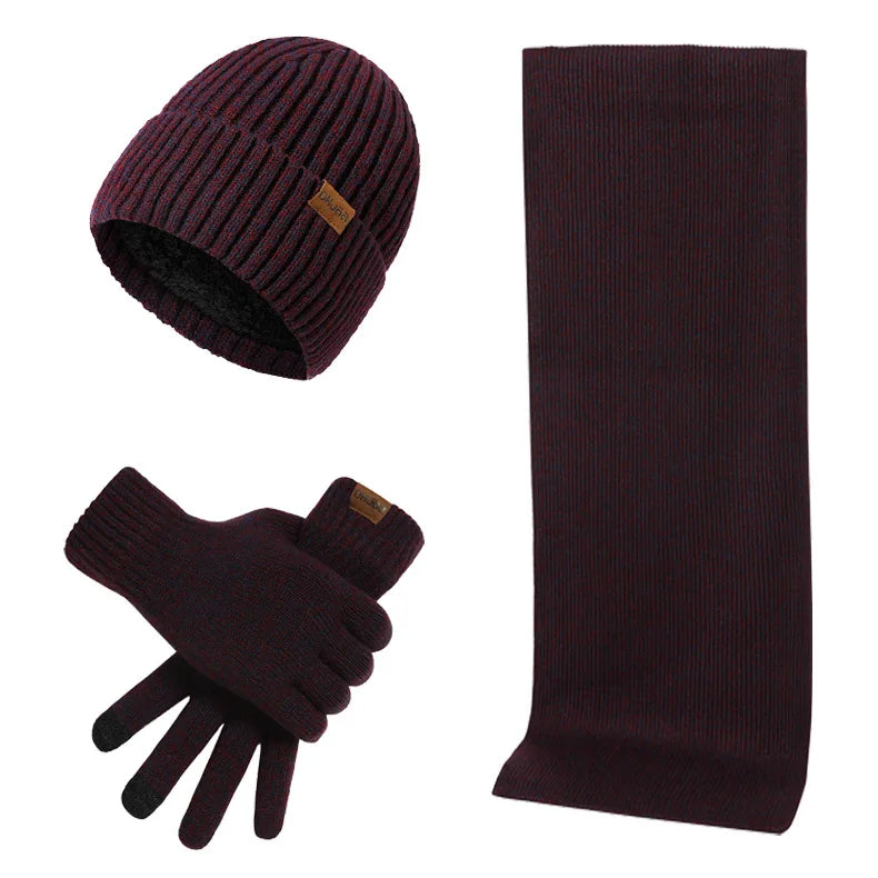 ArcticGent™ Winterset voor Heren – Muts, Sjaal & Handschoenen